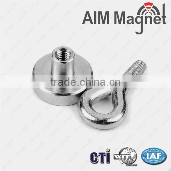 Eyelet Magnets Nickel-coated & White photo-4