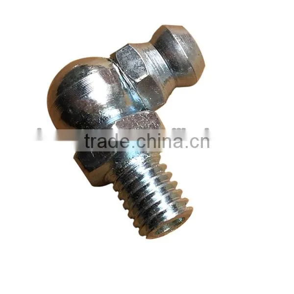 M6x1 Grease Nipple 90 Angle Zinc Plated Steel photo-2