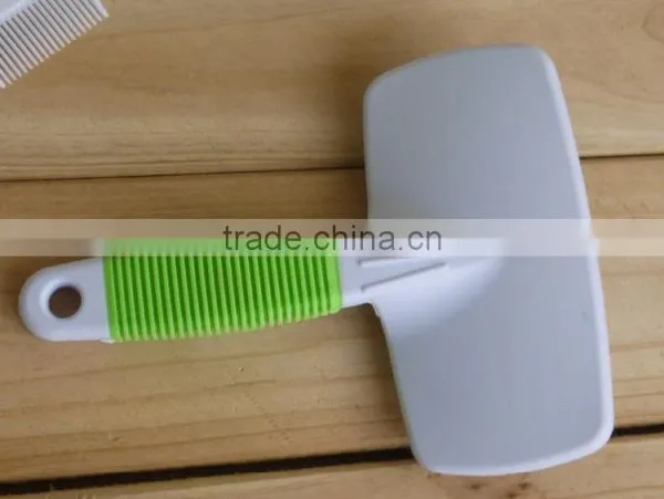 Dog Supply Pet Slicker Brush With Little Comb Set photo-3