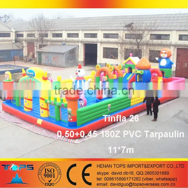 Inflatable Bouncer Tinfla 26 in PVC Tarpaulin Penguins photo-2