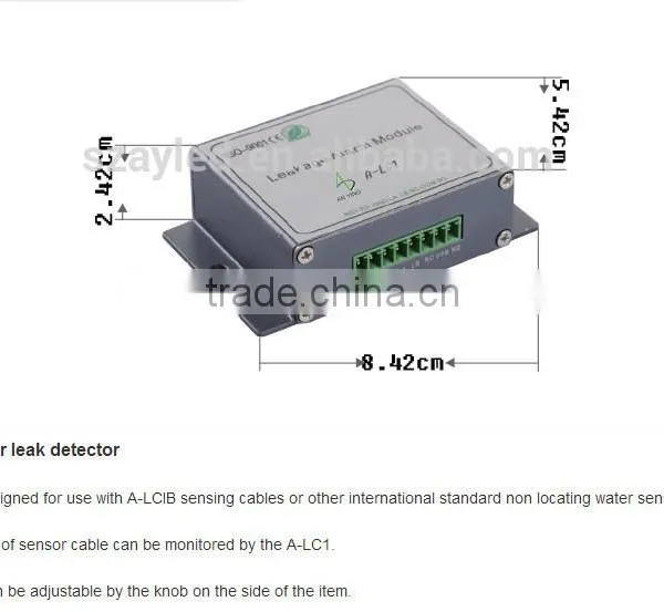 China High Performance Water Leak Sensor With Software to Record Data, Water Leak Detector Rs485, Leakage Sensor Alarm photo-4