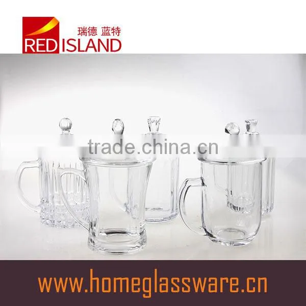 300ml High Clear Crystal Glass Stein With Handle 2016 Hot Selling photo-2