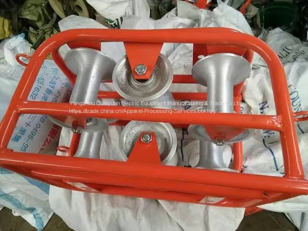 Three Wheel Corner Cable Pulley Roller photo-3