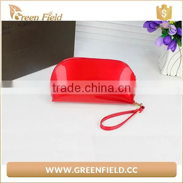 New Design Women Wristlet Bag Plaian PU Clutch Bags photo-3