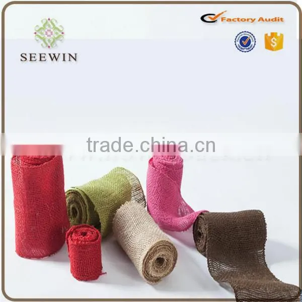 Natural Raw Jute Ribbon for Christmas Decoration photo-4