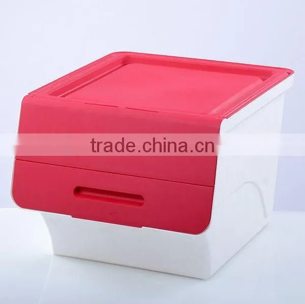 Emc 3701 Hot Large Plastic Storage Box With Foldable Lid photo-2