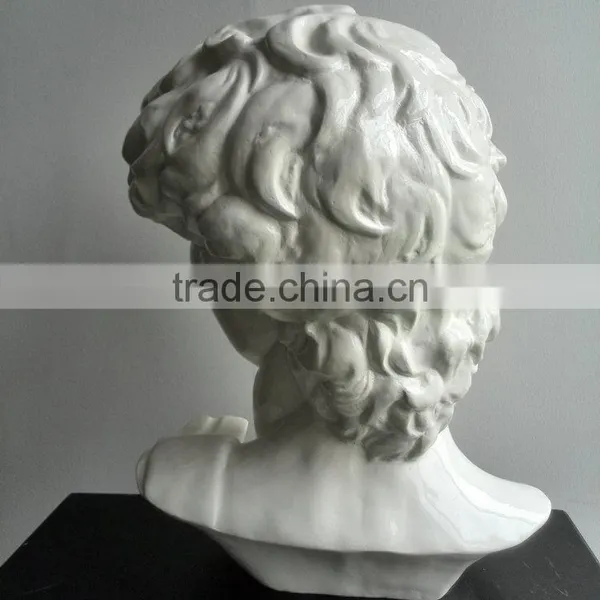 Polyresin Famous Man Head Sculpture photo-4