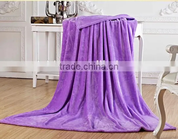 Factory Top High Quality Soft Comfortable Anti Pilling Any Size Color Flannel Blanket photo-3
