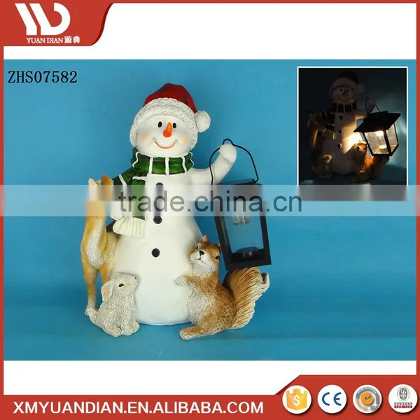 China Personalized Christmas Ornaments Solar Light 2017 Led Christmas Snow Lantern photo-5