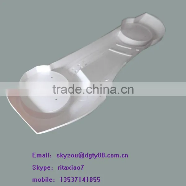 Vacuum Forming Thick Abs Plastic King Size Race Car Bed Shell With High Quality photo-4