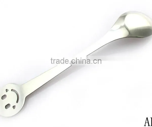 High Grade Long Smile Face Handle Stainless Steel Spoon photo-3