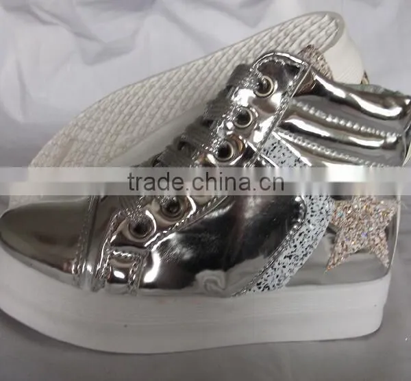 Hot Selling Injection China Shoe With Siler Color photo-2