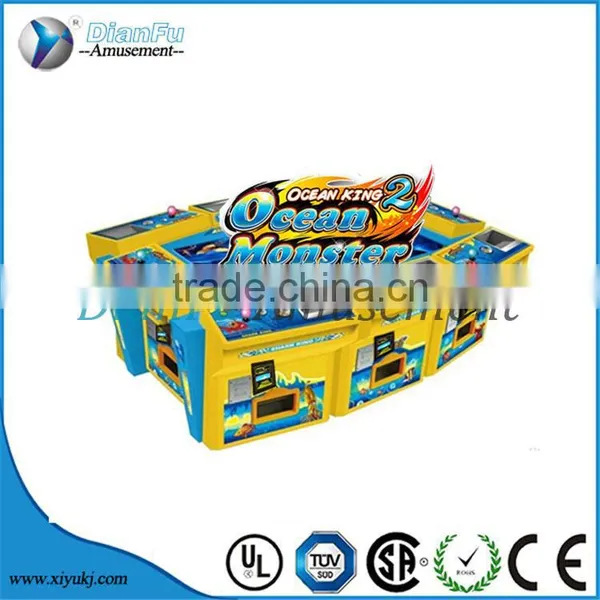 Arcade Coin Operated Jellyfish Fish Hunter Fishing Ocean Monster Fishing Hunter Tickets Printer Fishing Game Machine for Sale photo-3