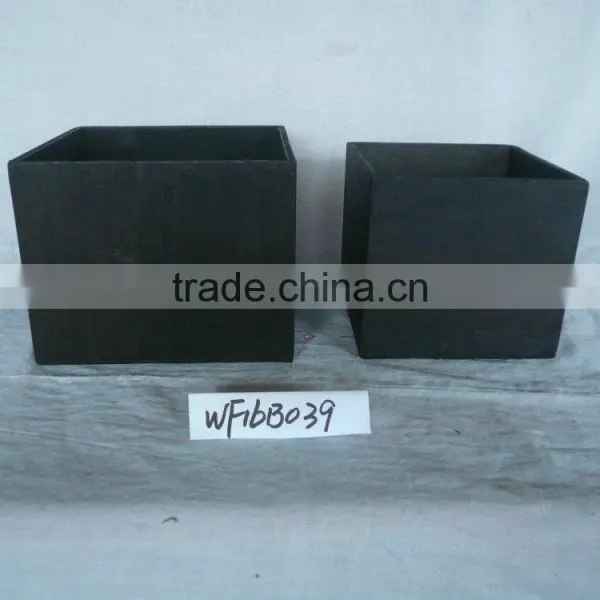 Garden Decorative Wooden Flower Pot With Blackboard photo-6