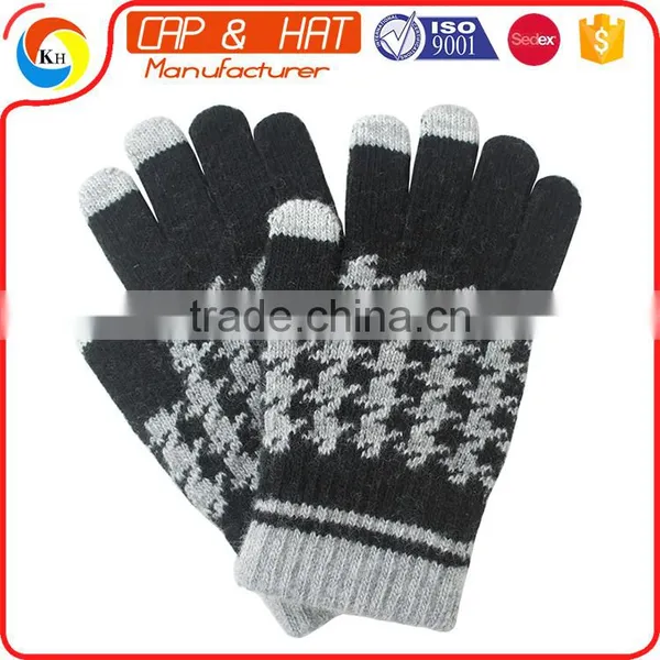 Hight Quality New Gift Touch Screen Glove Smart Touch Gloves Customized Knitted Winter Touch Screen Glove photo-4