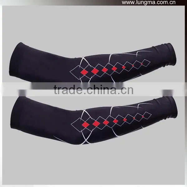 (L/XL) Black Compression Arm Sleeves photo-5