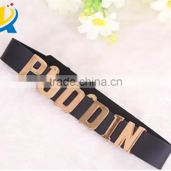 Hot Women Black Choker Collars Leather Puddin Necklace photo-5