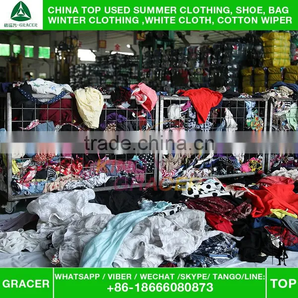 Gracer Stock Europe Style Bales 100kg Ladies Cotton Dress Used Designer Clothes photo-4