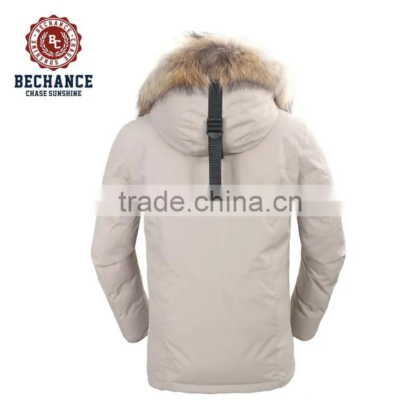 OEM Design Outdoor Down Jacket for Winters With Fur Hood photo-2