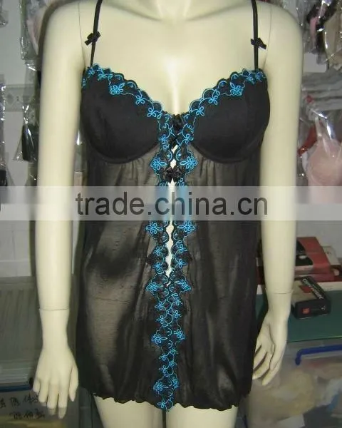 2015 Most Popular Fantastic Black Lace Transparent Camisole