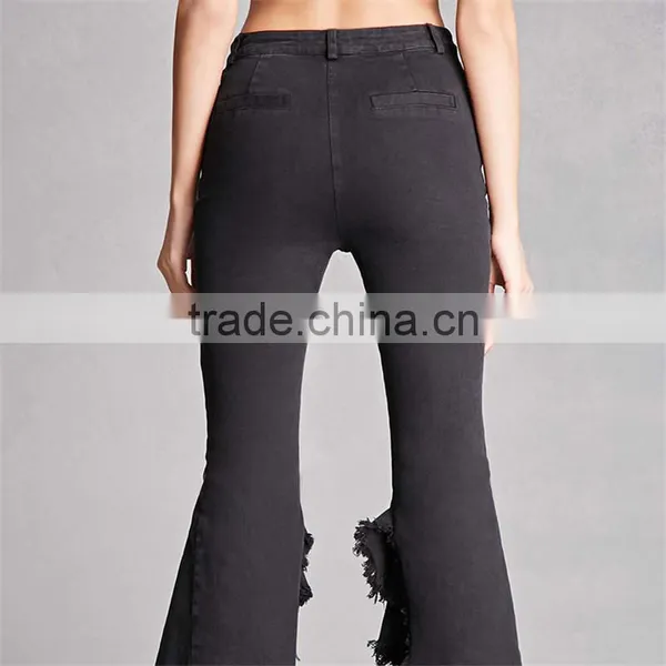 New Style Funky Rehab Flared Ankle Dress Pants for Womens photo-5