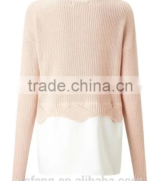 Hot Selling Girls' Knit Sweater Pullover Design photo-4