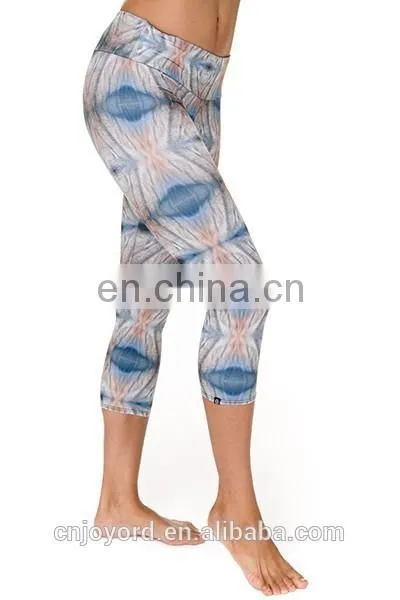 Printed Knitted Leggings/ Stretch Yoga Pants photo-2