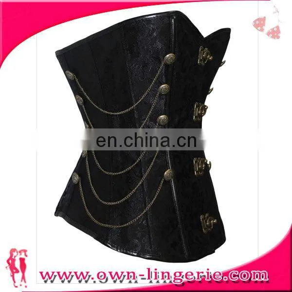 New Arrival Steampunk Gothic Corset Overbust Embroidery Tops Corset photo-3