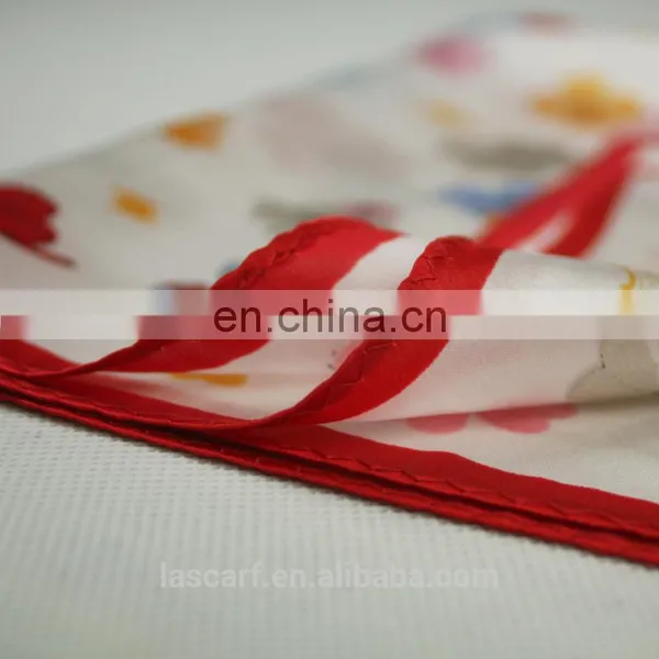 High Quality Women Silk Foulard Scarf photo-5
