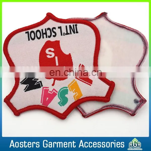 Custom Small Iron on Designer Woven Patches for Jeans photo-6