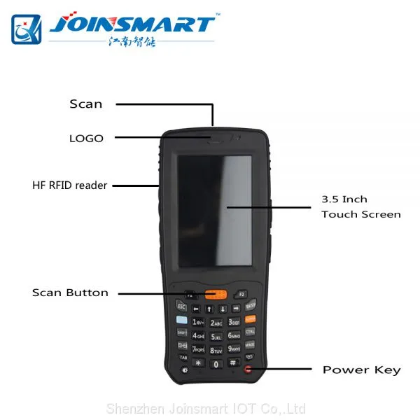 GPS Android 1D/2D Barcode Scanner Rugged Handheld Wifi Industrial Touch Screen Pda photo-2