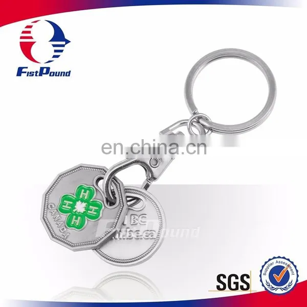 Cheap Shopping Trolley Coin Key Tags Key Chain photo-5