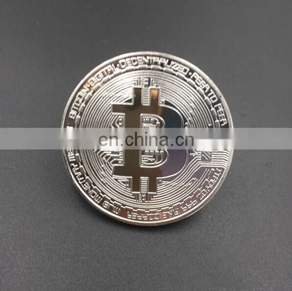 Cheap Wholesale Custom Metal Zinc Alloy Engraved Logo Gold Brass Plated Souvenir Commemorative Challenge Bitcoin Coin photo-5