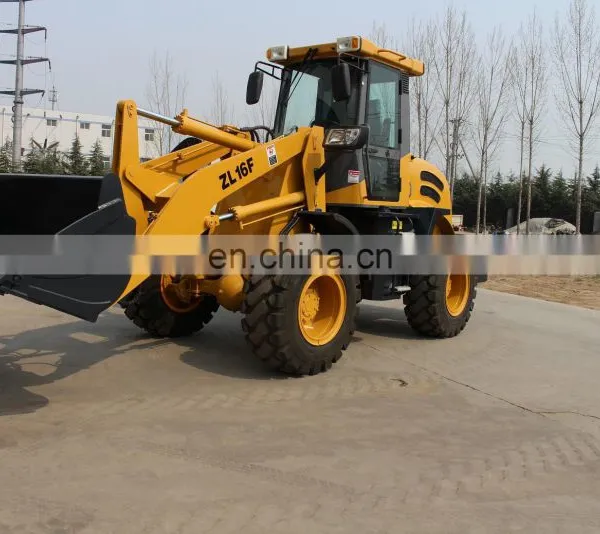 Construction Mini China Low Price 1600kg ZL16 Automatic Transmission 1.0m3 Bucket Wheel Loader photo-5