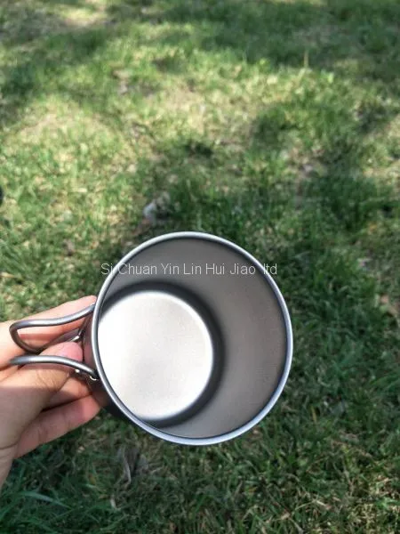 Silver Titanium Cup | Titanium Coffee Mug | Lightweight Mug | Tea Cup | Coffee Lover | Tea Lover | Pure Titanium Tableware photo-2