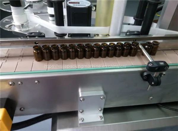 Small Round Bottle Wrap Around Side Labeling Machine photo-3