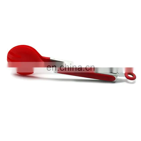 Stainless Steel Kitchen Tongs Cooking Utensils BBQ Silicone Tongs photo-3