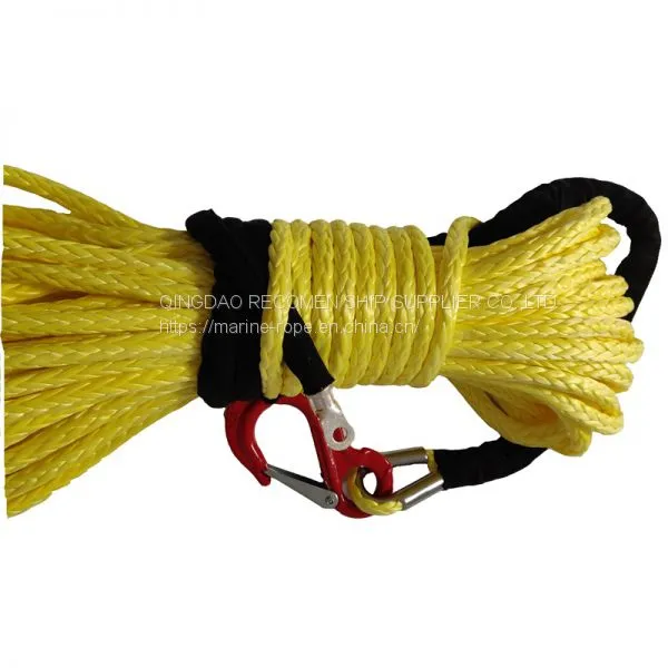 Recomen High Strength Winch Extension Rope Wire Rope Winch Fiesel 5 Ton 10000 lb off Road Electric Winch With Hook photo-2