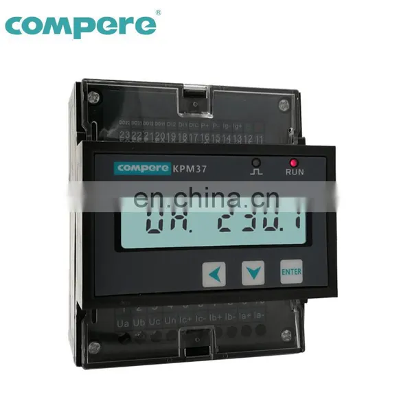 2021 New Lora WIFI 4G Communication DIN Rail Three Phase Wireless Energy Meter photo-3