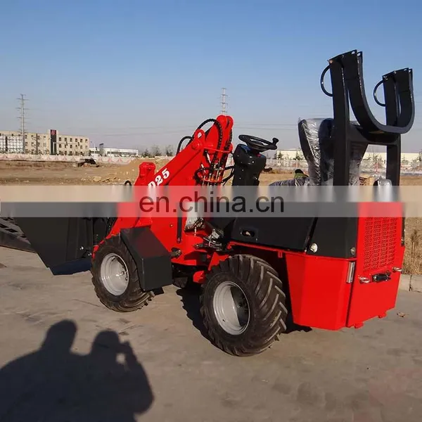 D25 Front Wheel Loader Small Construction Equipment Agriculture Steering Wheel Loader photo-5
