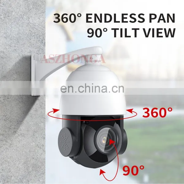 4K 5MP POE Security IP Camera Outdoor HD 18X Optical Zoom PTZ CCTV Surveillance Cam Night Vision H.265 360 Degree Rotation photo-4