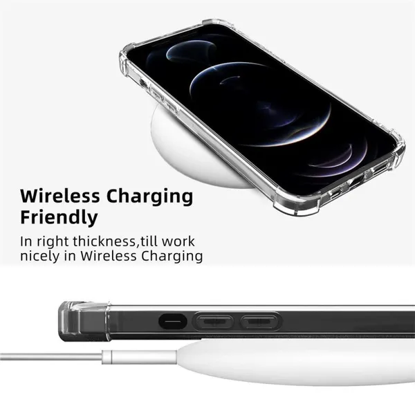 Ultra-Thin Fingerprint Resistant Shockproof TPU Shell Cases For IPhone 6 7 8 Plus X Xr 11 12 13 14 Pro Max Mini photo-5