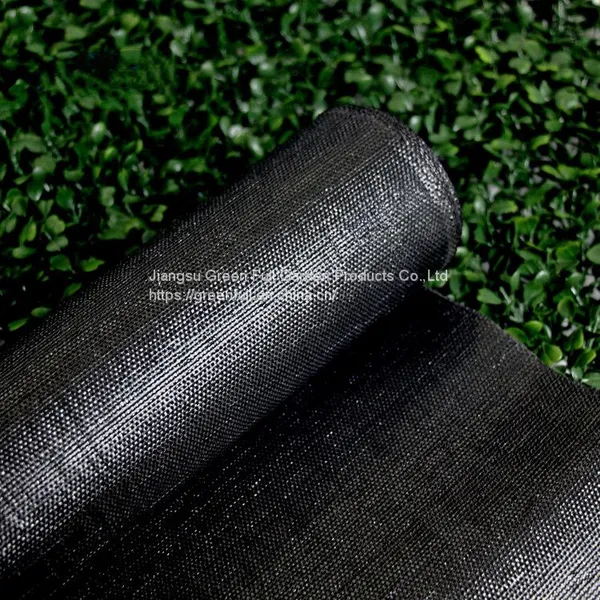 Black Plastic Ground Cover Agriculture Weed Control Fabric For Plant photo-5