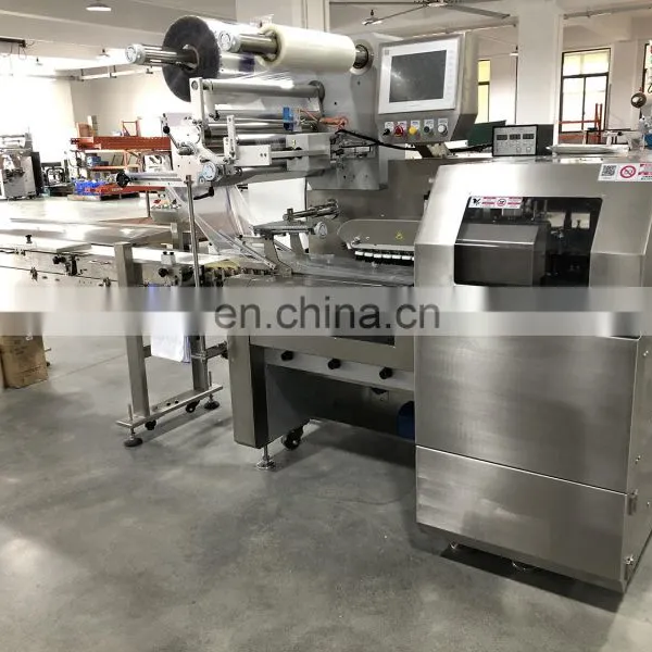 Ruipuhua High Quality Pie Crust/ Pancake/ Tortialla/ Pita Automatic Packing Packaging Flow Wrapping Machine photo-2