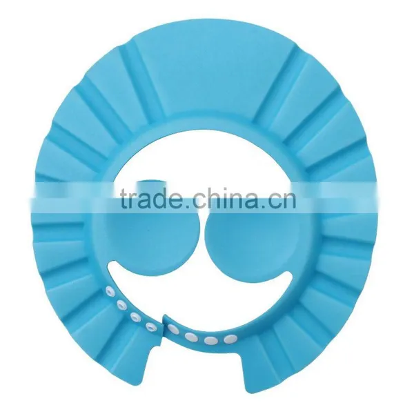 Soft Adjustable Baby Children Shampoo Bath Shower Cap photo-3