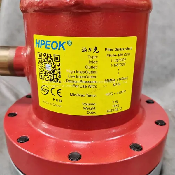 PKHA-489-CDH Refrigerating Air Conditioning, Drying Filter Barrel Hpeok CO2 photo-3