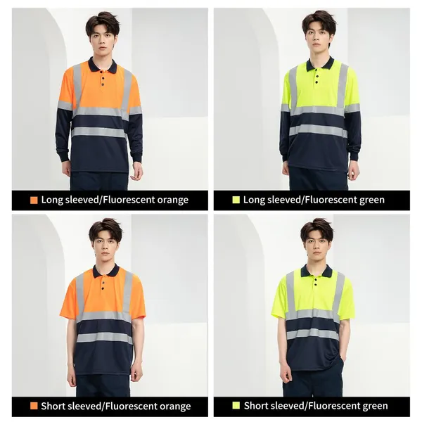 Customized T-shirts and Vests, High Gloss Reflective Work Clothes, and Workwear With Logo Embroidery photo-2