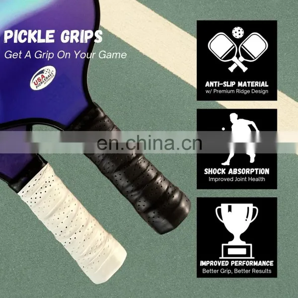 2-pack PU Replacement Grip for Sports Tennis Pickleball Paddle Racquet Handle Grip Tape photo-4
