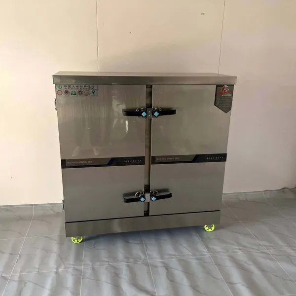 Industrial Food Steamer / Commercial Rice Steamer Steaming Cabitnet Automatic Manufacturer