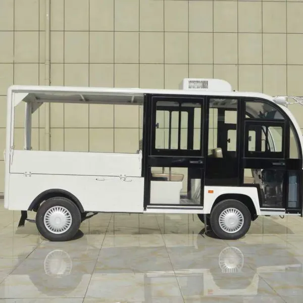 Electric Trucks With Rain Shelters, With Load Capacities of 1 Ton, 2 Tons, 3 Tons, 4 Tons, and 5 Tons, for Use in Factory Areas. Electric Flatbed Trucks photo-3